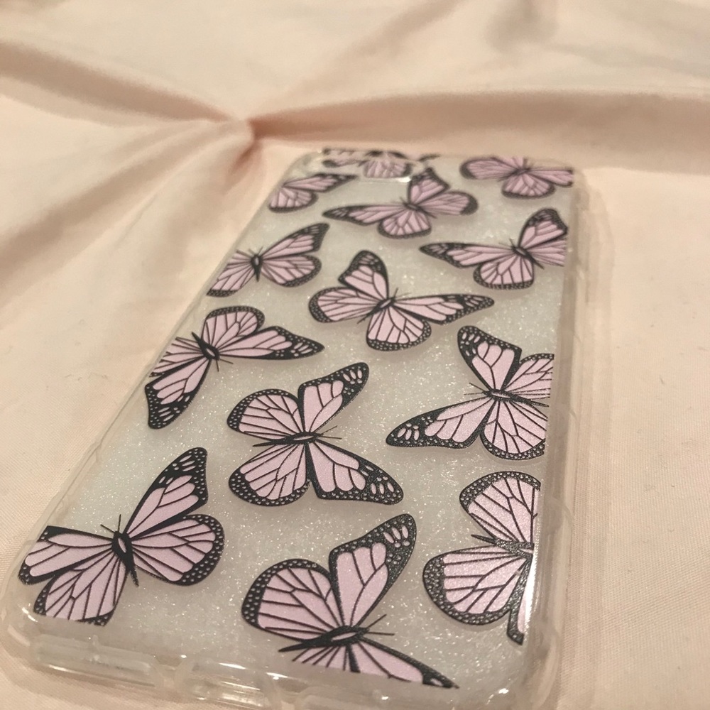 Baby Pink butterfly case